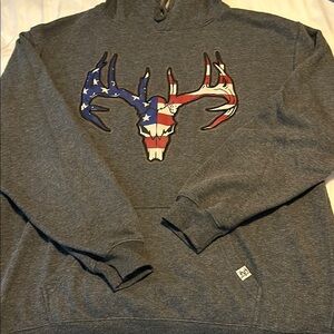 Men’s Buck Wear Hoodie Size XXL